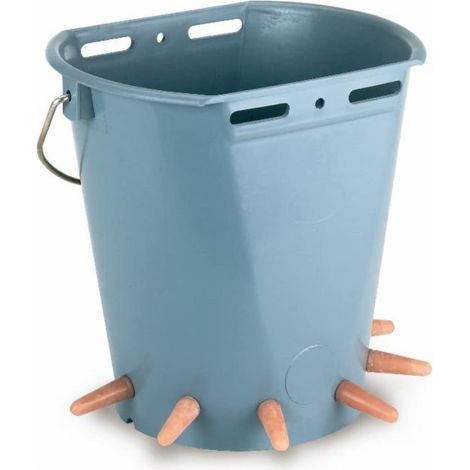 Cubo KERBL tetón 8L para corderos (6 salidas)