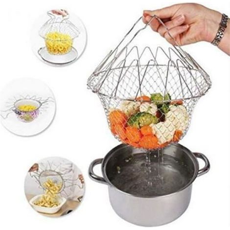 Panier Salade - Non spcifi - Lot de 2 - Acier Inoxydable - Diamtre 23 cm - Multifonctionnel multicolore ETAGERE DE PLACARD (1/4)