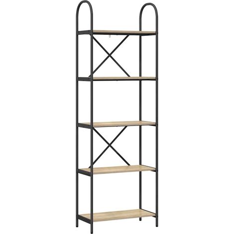 Étagères de rangement，Étagère Chêne sonoma 60 x 30 x 183 cm Bois d'ingénierie CFW22033 (1/5)
