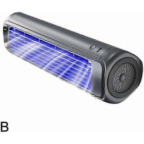 Ventilateur portable silencieux 3 vitesses, climatiseur personnel pour bureau et maison, rafraîchisseur d'air compact avec réglages multiples (1/5)