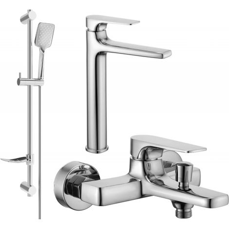 Mexen Lynx DF62 Badewannenset, Chrom - 745913DF62-00 (1/4)