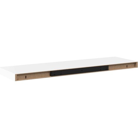 Estante flotante de pared MDF blanco 80x23,5x3,8 cm vidaXL