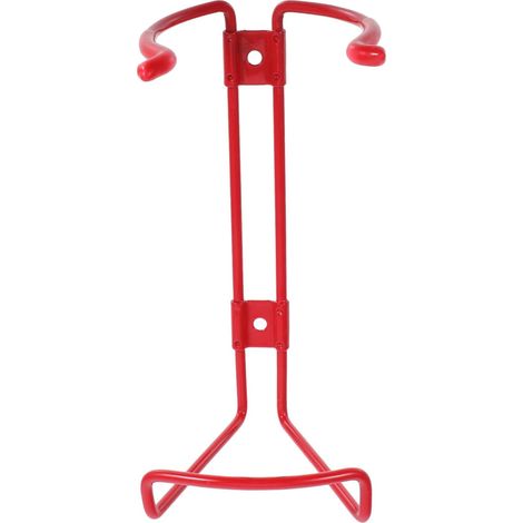 Support Mural Métallique pour Extinteur d'Incendies 2kg Rouge (1/5)