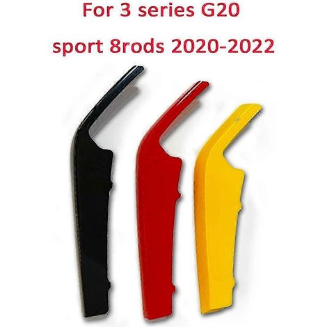 1 jeu de 3 pièces de moulures d'insert de calandre en ABS couleur M/DE compatibles avec BMW Série 3 G20 2020-2022 (1/4)