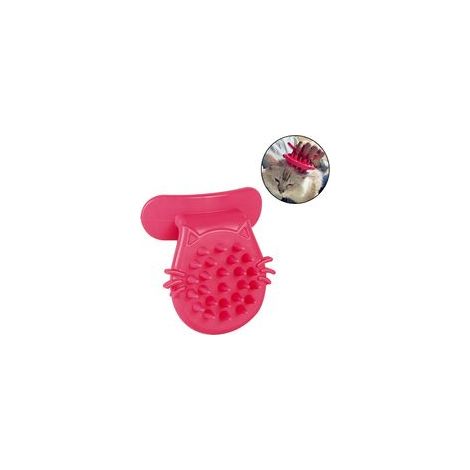 Brosse Pour Chat, Toilettage, Massage Doux, Brosse À Langue De Chat, Lécher Votre Chat Comme Une Maman Chat Pour Le Réconforter - Rouge (1/5)