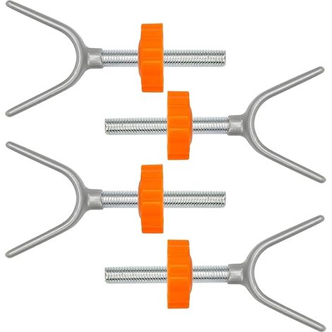 vis de Portail M10 à Pression pour Portail de bébé Kit de Fixation pour Escalier (Orange)