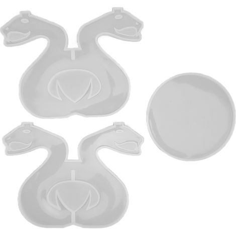 Moule transparent en silicone pour support de plantes, moule à pot pour créer des supports floraux, moule DIY résistant pour jardinière, outil de moulage pour présentoir à plantes (1/5)
