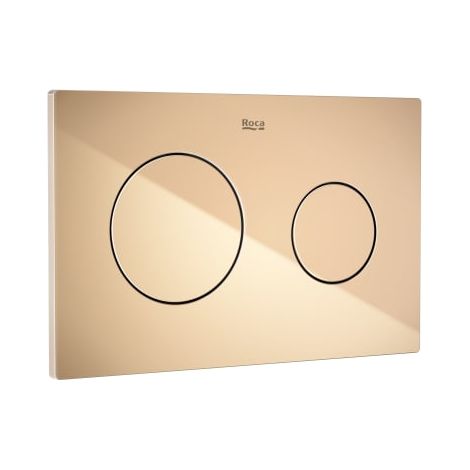 ROCA A8901890RG PL10 ONE DUAL Placa de Accionamiento Oro Rosado Posterior a 2021 - ref: A8901890RG