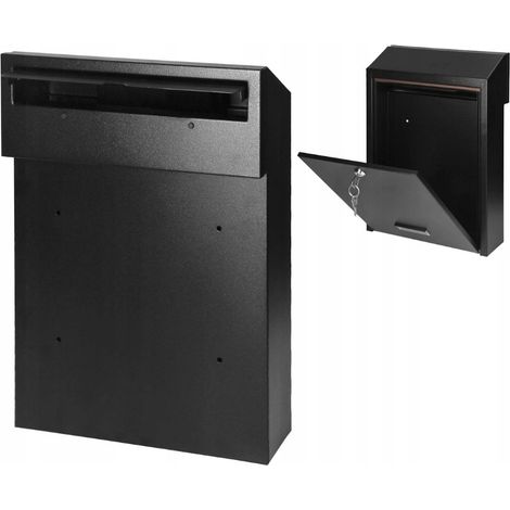 Durchwurf-Briefkasten FIJI, Schwarz