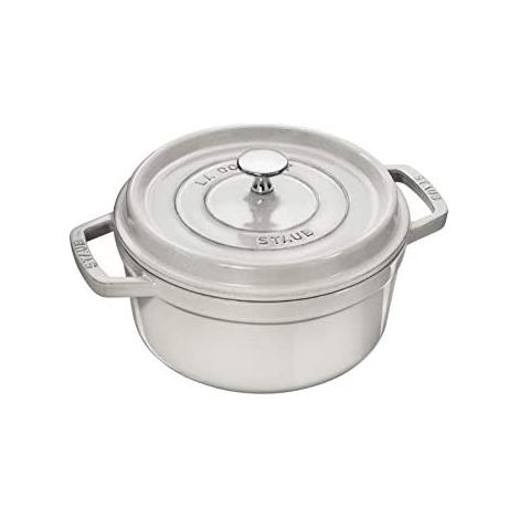 Staub Gusseisen Cocotte Emailliert Trüffelweiß 22 cm (1/5)