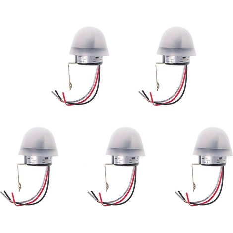 Pocell automatischer Ein-/Ausschalter für Straßenbeleuchtung (5 Stück), 220 V AC, 50-60 Hz, 10 A, mit Po Positionssensor. (1/5)