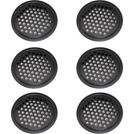 6 Pièces Grille de Ventilation en Acier Inoxydable,Grille aération,Grille de Ventilation L'armoire- 60 mm Grille Ventilation Ronde Peut être Utilisé Dans Cuisine Meubles bouche aération inox (1/5)