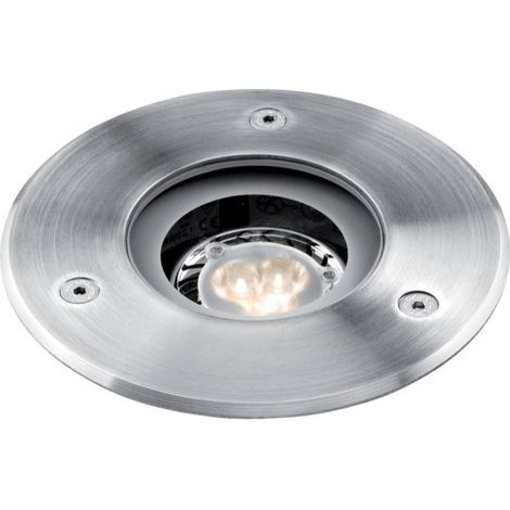 applique de sol encastrée - aric aquasol mini - gu10 - inox - rond - aric 4648 (1/4)