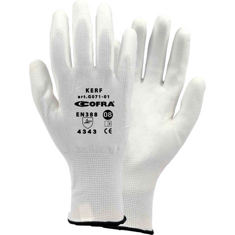 Guanti da lavoro Cofra Kerf bianchi-6 Outlet