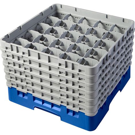 Casiers de lavage - haut max 32 cm - 50 x 50 x 34.9 cm - Bleu - Lot de 2 - Cambro