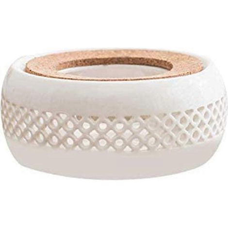 Teekannenwärmer aus Keramik, Teekannenwärmer mit Korkkissen, ideal für Teekannen aus Glas und Keramik. (1/5)