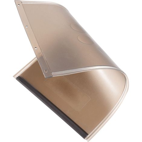 Volet de remplacement pour chatière, compatible portes pour animaux, dimensions 13,3 x 20,6 cm, PVC renforcé, résistant aux intempéries, bande magnétique longue (taille S). (1/5)