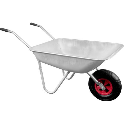 Aga Schubkarre 85 Liter, 100Kg, Bauschubkarre, Gartenschubkarre (1/5)
