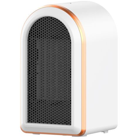 Elektrische Zusatzheizung, PTC Keramik Heizlüfter 1200 W mit Thermostat, 2 Temperatureinstellungen, Geeignet für Wohnzimmer, Schlafzimmer, Büro (Weiß) (1/5)