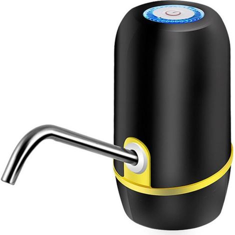 Distributeur D Eau Electrique - USB Rechargeable - Compatible Bonbonnes 5 Gallons - Noir (1/4)