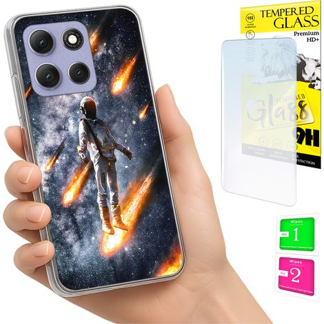 Funda para Motorola Moto G86 Power, carcasa trasera con foto y cristal 9H. (1/5)