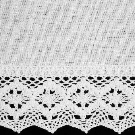 CLARIE VORHANG 60X150 WEISS EUROFIRANY 1 Stück. (1/5)