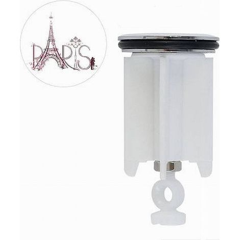 Cleafe - Tappo Lavandino Bagno Lavabo Bidet Universale 40mm Motivo Con Scritta Paris 87276 - (1/2)