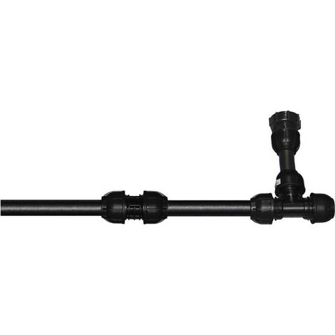 Multicuves – Raccord S60X6 pour cuve de récupération d'eau – Entrée taraudée femelle – Diamètre 32 mm – Polypropylène et polyéthylène
