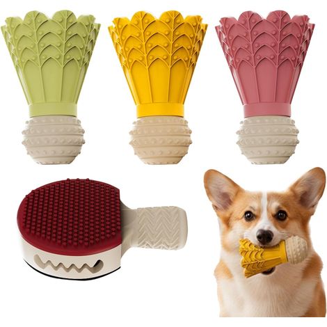 Jouet distributeur de friandises pour chien, avec cloche, anneau de (1/5)