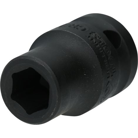 BRILLIANT TOOLS Douille de force 1/2" hexagonale 11 mm court - BT022632 (1/4)