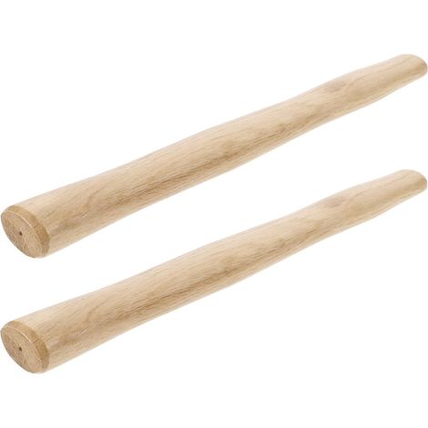 Manche de Marteau en Bois 2 Pièces 1000 G Remplacement Poignée Octogonale sans Bavure pour Outils à Main, Accessoire Rechange pour Bricolage et Travaux de Menuiserie (1/5)