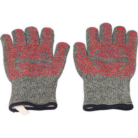 Gants BBQ en Kevlar, résistants à 500°C, isolation thermique anti-brûlure, modèle camouflage flèche 30 cm, lot unique. (1/5)
