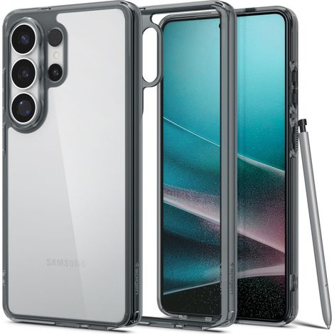 Schutzhülle für Samsung Galaxy S26 Ultra Hybrid – transparent schwarz (1/5)