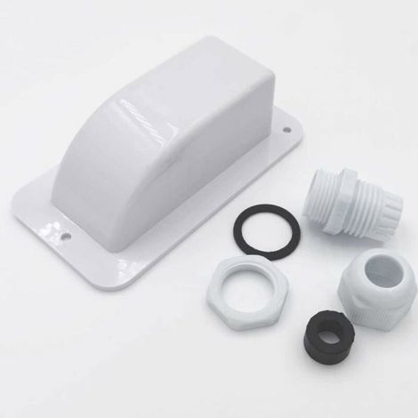Presse-étoupe - Entrée Câble Solaire - Étanche ABS - Pour Câbles 6 mm² à 12 mm² - Camping-car Caravane Bateau - 2 Pièces (1/4)