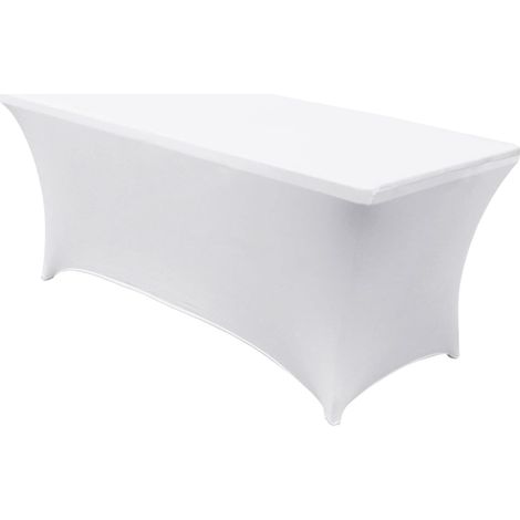 7house Rechteckige, faltbare Tischdecke für Catering-Tische, 240 x 74 cm