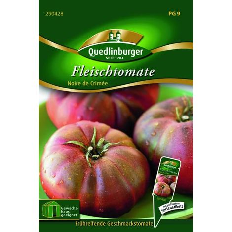 Quedlinburger Fleischtomate Noire de Crimée - Gemüsesamen (1/2)