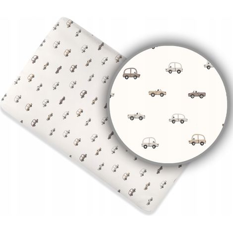 Drap en coton POUR berceau, motifs 120x60 (1/5)
