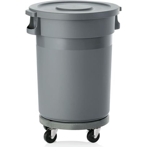 Poubelle en Polypropylène 80 L H 830 mm Ø 410 mm - Was Germany