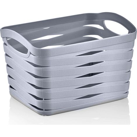 LINEA Kunststoffkorb 16 x 12 x 11 cm 1,5 l Anthrazit