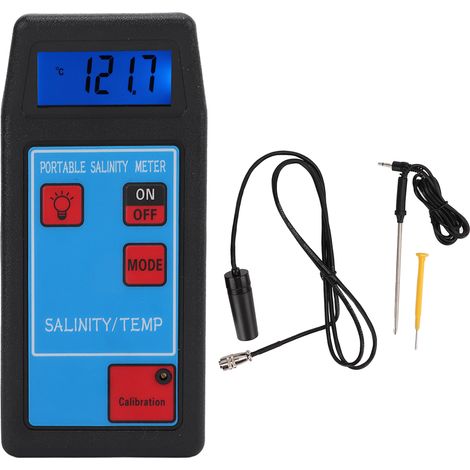 Compteur de salinité numérique haute précision OW‑8425, étanche IP65 pour aquarium d'eau salée (1/5)