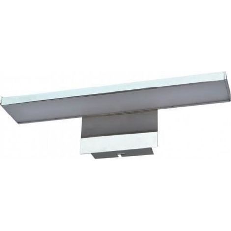 Applique Pour Tableau - Chrome - LED Intégrée 5 W - Design Contemporain - 25,3 X 8 X 6,5 Cm - 1 Pièce