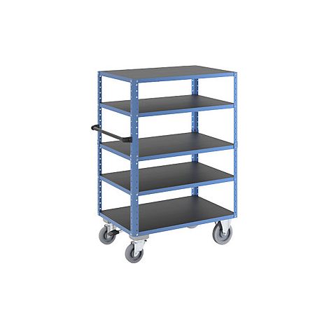 eurokraft pro  Carrello a ripiani CustomLine  aperto su 4 lati