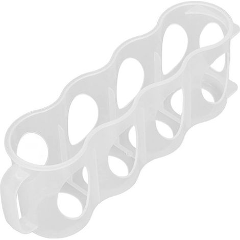 Boîte de rangement transparente réutilisable pour canettes et boissons, avec poignée, pour réfrigérateur et placards. (1/5)