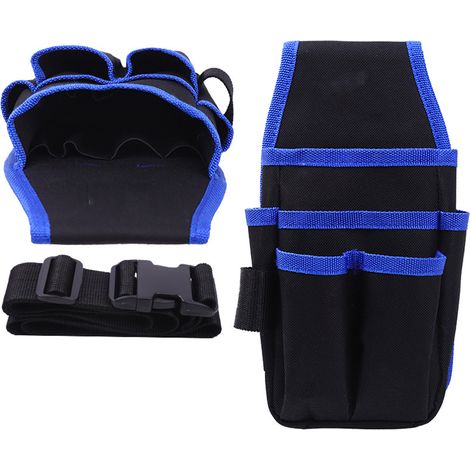 Multifunktionale Elektrikertasche aus Oxford-Gewebe, ideal für professionelle Reparaturen (blau). (1/5)