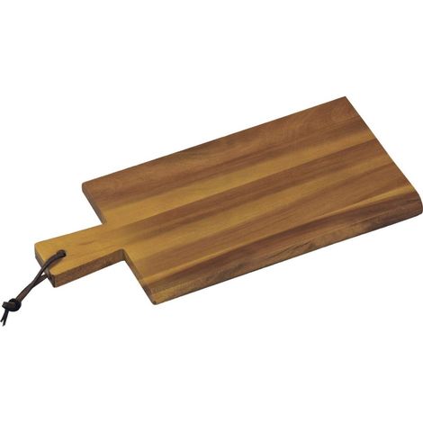 Planche à découper en bois d'acacia - Marron - L 29 x l 14 x H 1,5 cm - Livraison gratuite