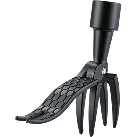 Extractor de malas hierbas - Arrancador de malezas - Mantenimiento de jardines - Diseño que ahorra esfuerzo - 14,4 cm - Negro (1/5)