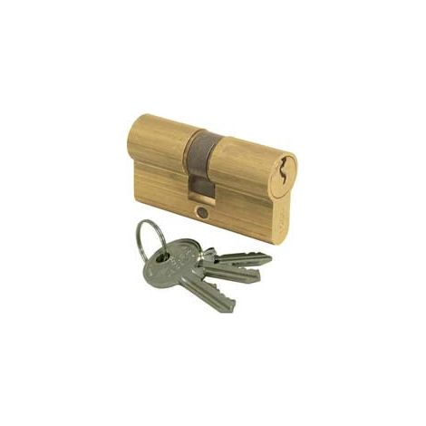 CILINDRO SAGOMATO 08011 LOGO • OTTONE CHIAVI 3 MM 50 25+25