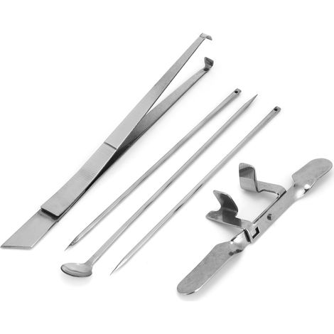 Kit de 5 couteaux à capon en acier inoxydable pour volailles, outil vétérinaire pour poulets (1/5)