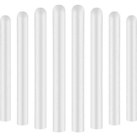 Lot de 8 bâtonnets de diatomite absorbant l'humidité, tiges déshumidificateurs réutilisables pour placard, salle de bain et armoire à chaussures. (1/4)