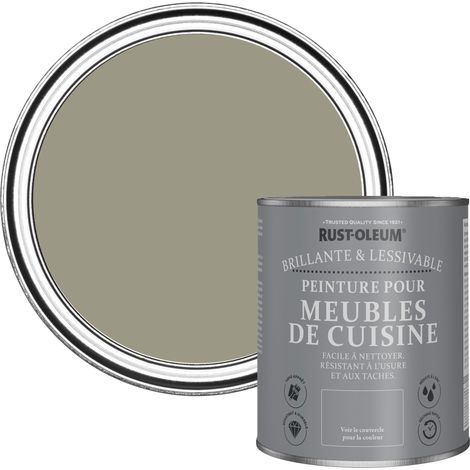 Peinture Verte pour Meubles de Cuisine, Finition Brillante - Racine 750ml (1/5)